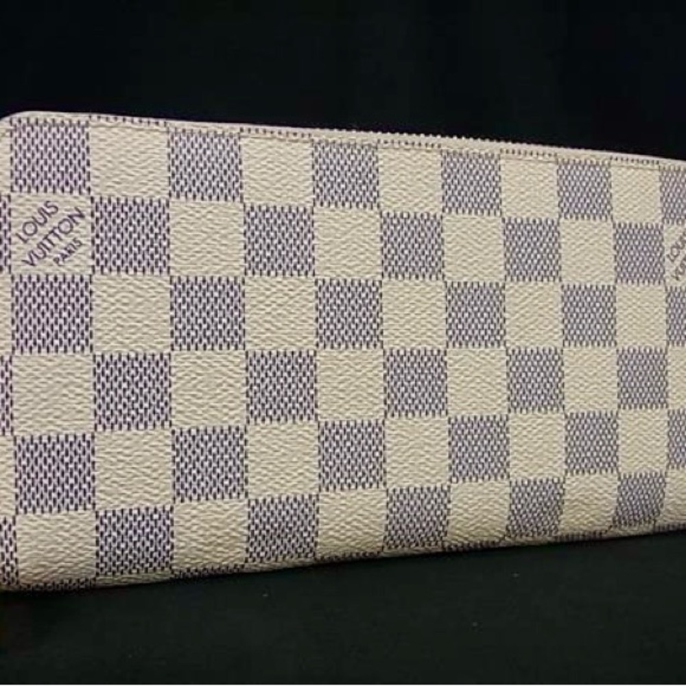 LOUIS VUITTON N60019 Damier Azur Zipper Long Wallet